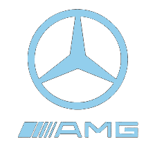 Mercedes AMG - Badge-Blue