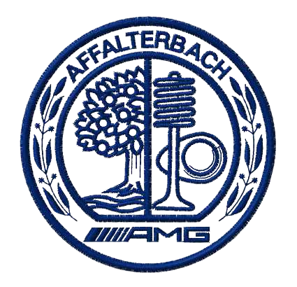 Mercedes AMG - Badge-Blue